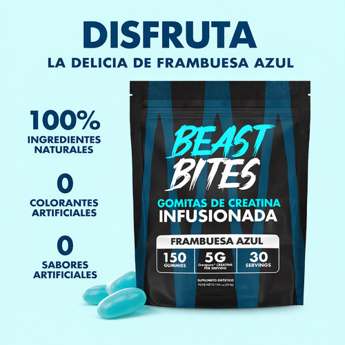 BEAST BITES creatina en gomitas "envio gratis"