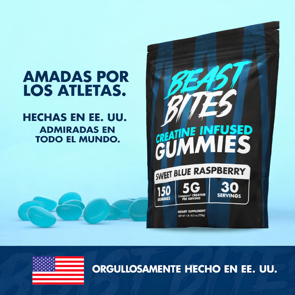 BEAST BITES creatina en gomitas "envio gratis"